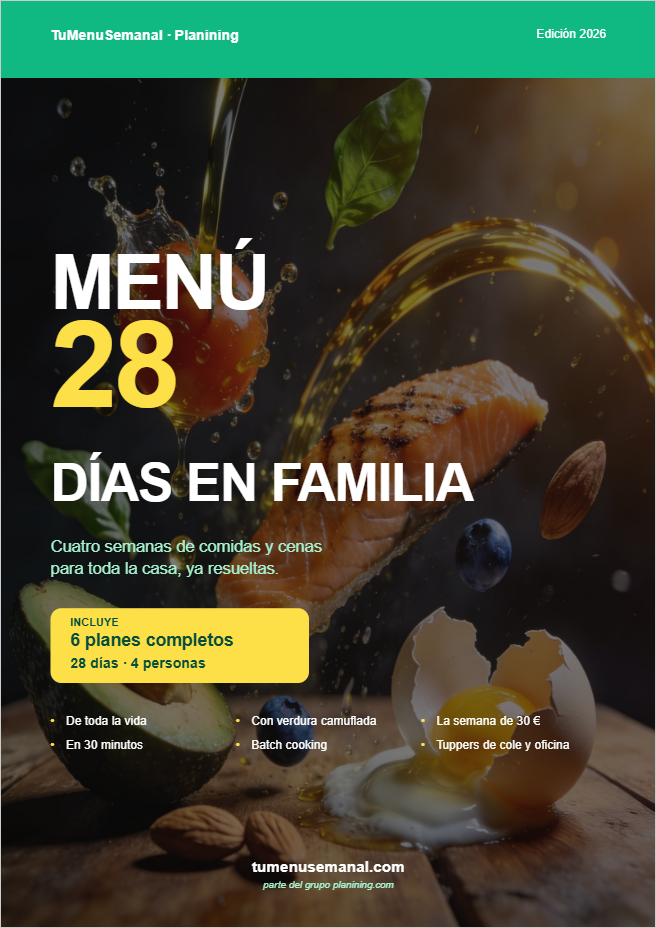 Portada del pack Menú 28 Días en Familia